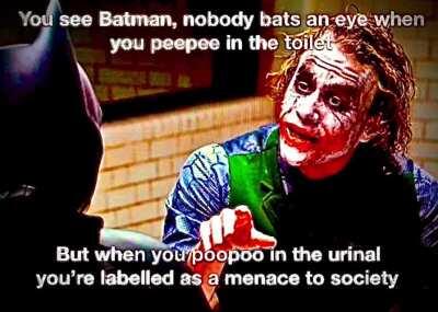 We live in a society