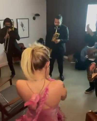 Are all her dresses see through