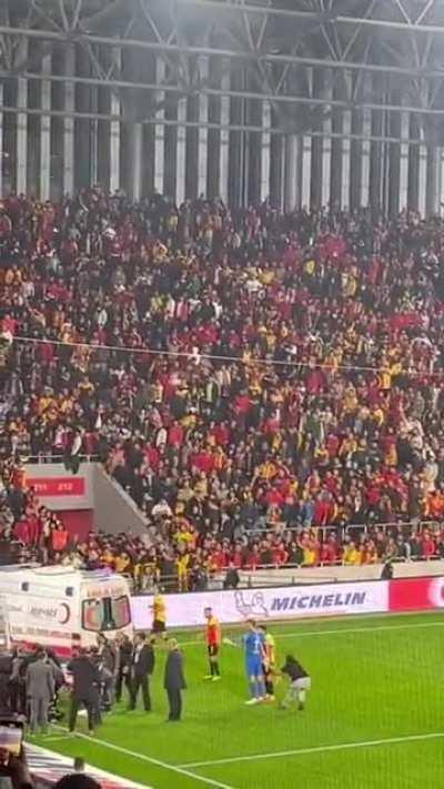 Dude lost his bet on the match and took matters into his own hands