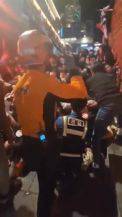 NEW - At least 120 dead and 100 more injured in Halloween crowd crush in Itaewon, South Korea.