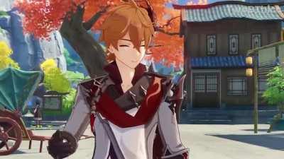 Childe Casually Putting Naganohara Fireworks Out Of Business