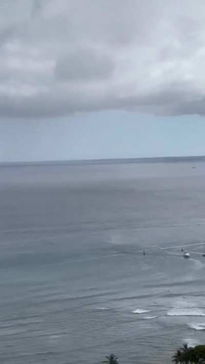 Severe Traffic Congestion as Residents Rush to Higher Ground in Hawaii.