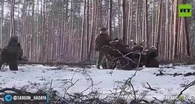 ru pov: Quadcycle-ATGM (anti tank guided missile) combination of the Russian airborne forces - Seversk