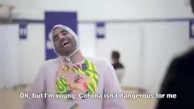 Israel's propaganda in action trying to make it look like those who don't want the vaccine are retards.