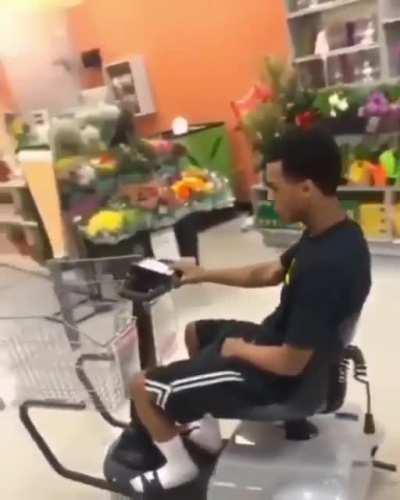 Jah and Ski at a store