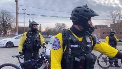 Confrontations at Revolution Hall between Portland Police and Black Lives Matter protesters led to an unlawful assembly being declared after cops were pushed away.