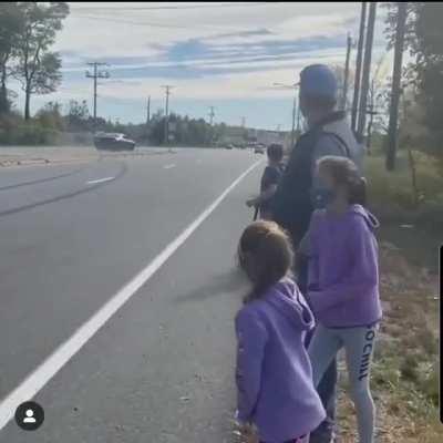 Doing burnouts and acting like you’re driving a mustang
