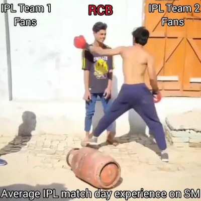 Regardless of which teams are playing, end of the day they all jump on RCB. Honestly don't get why RCB gets this much hatred 
