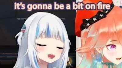 Kiara decides to poop on Gura