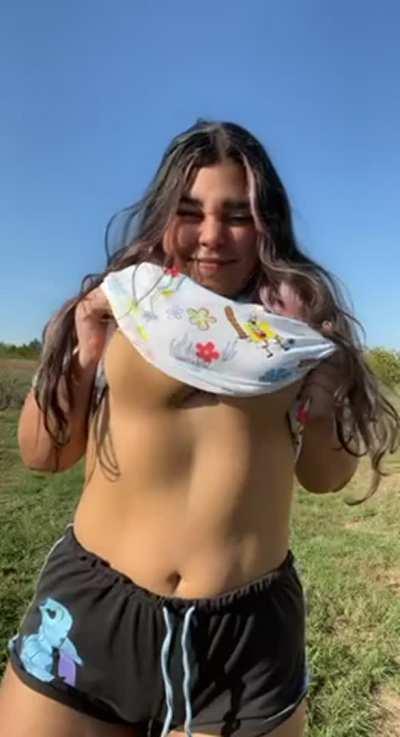 They are not perfect but I hope you like my boobs