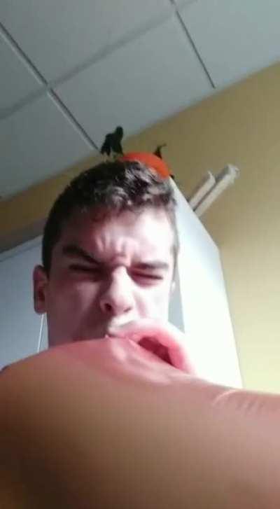 This is me, I didn't cut it on purpose