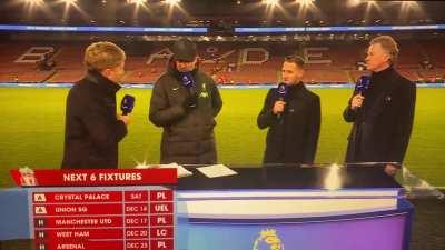 Jurgen argument during post match interview after disrespectful joke made by the host