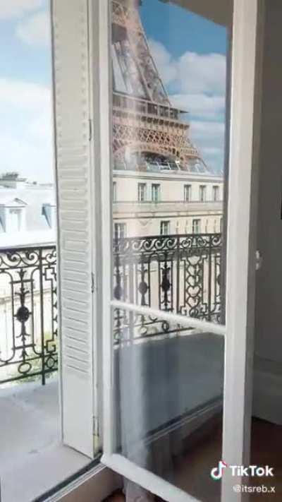 I literally gasp at how close the Eiffel Tower is