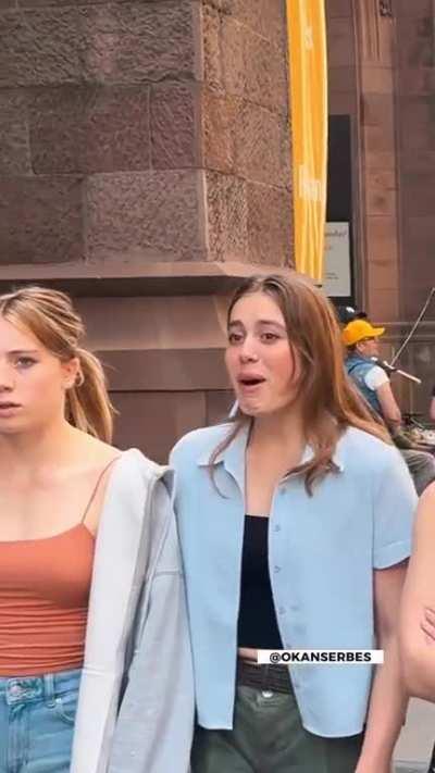 Watch out people, main character walking down the street.