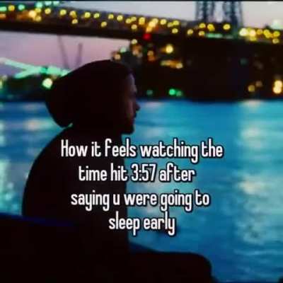 I'm gonna fix my sleep schedule this time for real!