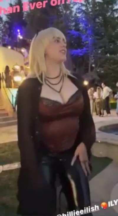 Billie feeling herself