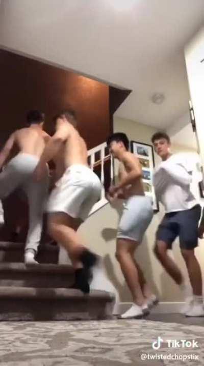 Twinks, they do move in herds