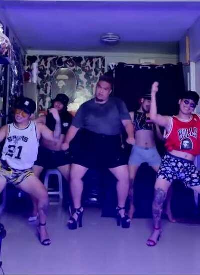 Just some guys being iconic dancers