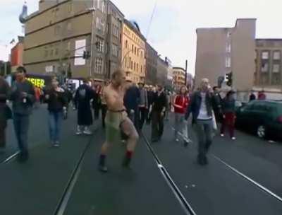 So every few years I have to watch The Techno Viking dance video again. Today is that day.