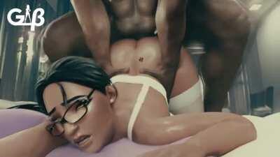 Symmetra getting pounded (GeneralButch) [Overwatch]