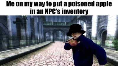 Reverse Pickpocketing be like: