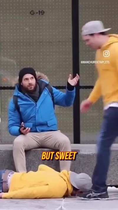 Diabolical triplet prank