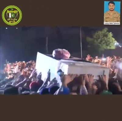 Funeral of a Pakistani Soldier