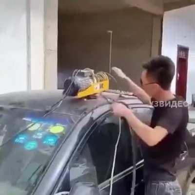 Fixing a car door