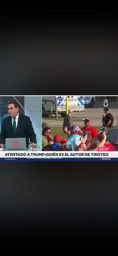 Perodista de CHV dice que atentado a Trump lamentablemente falló