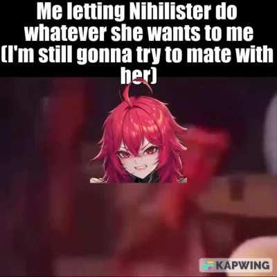 Ngl I don't mind the fact that she choked me in the third liberation story...