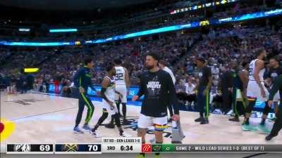 [Highlight] After trailing by 20 the Wolves are back within 1! NAW's steal and bucket in transition caps off a 14-0 run.