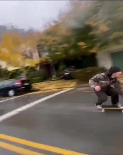 He did it, while filming?!