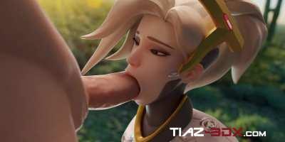 Mercy Facial Cumshot (Tiaz-3dx) [Overwatch]