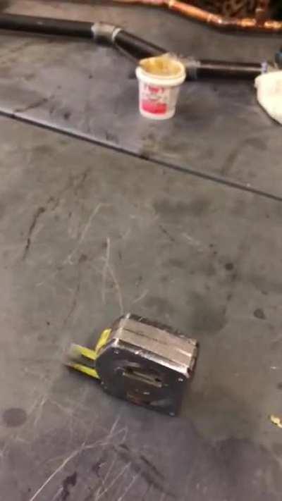 Translational kinetic energy > rotational kinetic energy