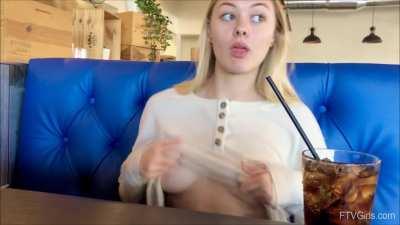 Amber Moore Public Flashing