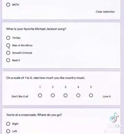 The only thing I know for real Google form