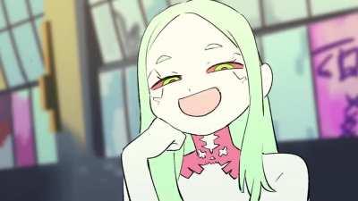 cyberpunk meme but with rebecca ~By Colodraws