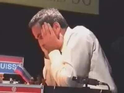 Garry Kasparov makes wrong move