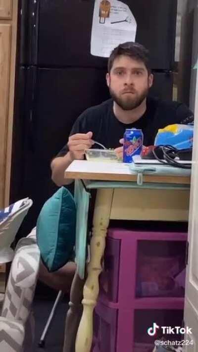 The look of pure terror in his eyes fallowed by “speak to me!”