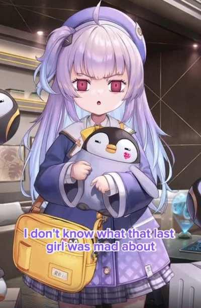 Asking Rei about math homework