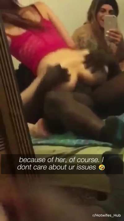 Ur GF friend lets her have sex with her black boyfriend