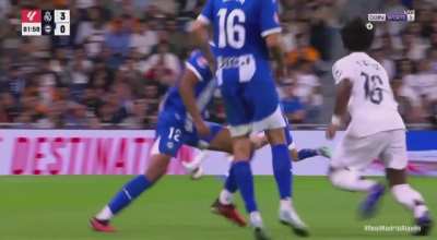 Falta do Endrick no jogo contra o Alavés