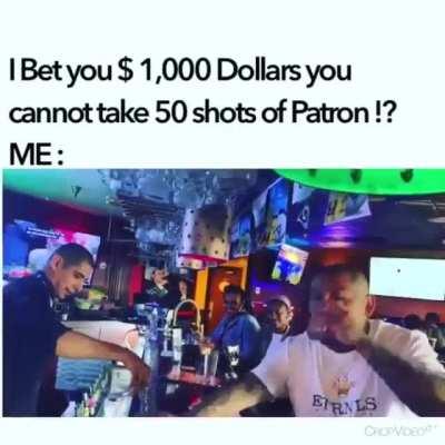 His liver hates this bet