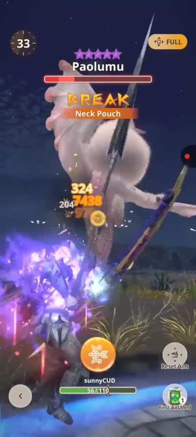 Penetrate Paolumu with Dodge Bolt