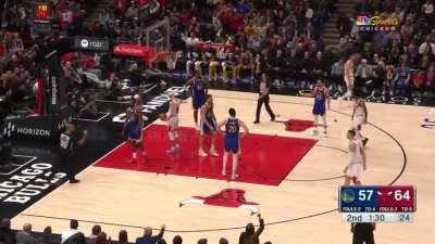 [Highlight] Derozan with a low percentage and one.