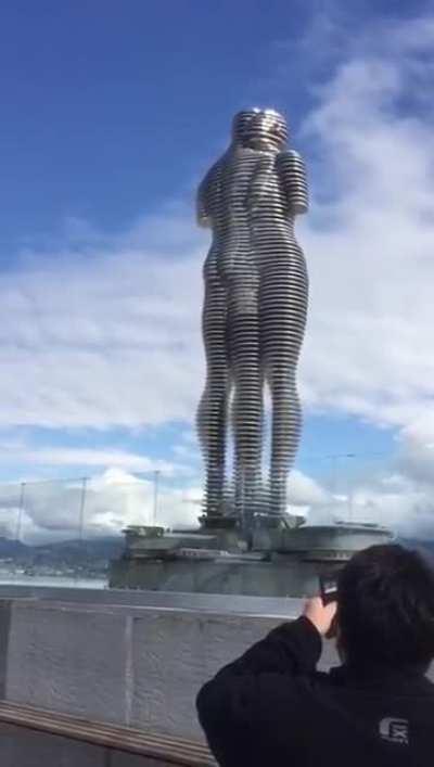 Ali and Nino Sculpture in Batumi, Georgia