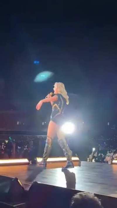 One of her sexiest outfits ever tbh. Not talked about enough. Her ass and thighs looked super sexy in this. She would’ve had my cum dripping down her legs with this on.