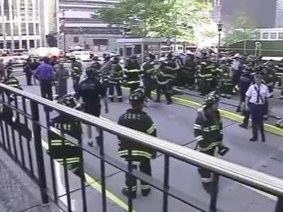 9/11 video with pov directly under