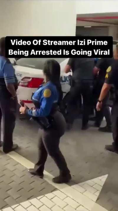 Crazy streamer getting arrested