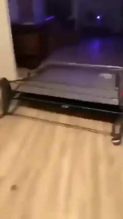 just some guys playing a ping pong table